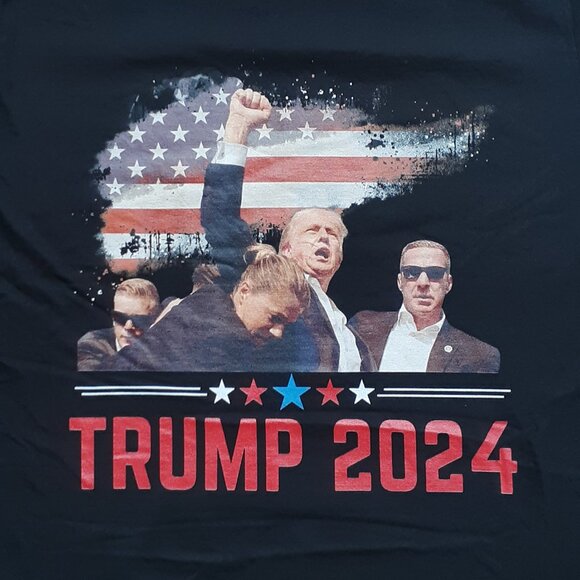 Trump 2024 - Fight! - New Large Black T-Shirt - Picture 2 of 4